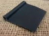 Wing Piping - Black Leathercloth Grained Finish
